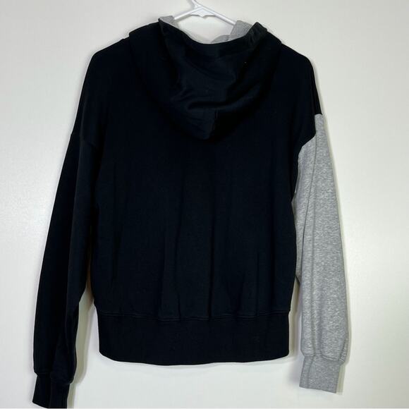 New Balance x STAUD Colorblock Sweatshirt Hoodie Black Grey XS - Picture 7 of 9